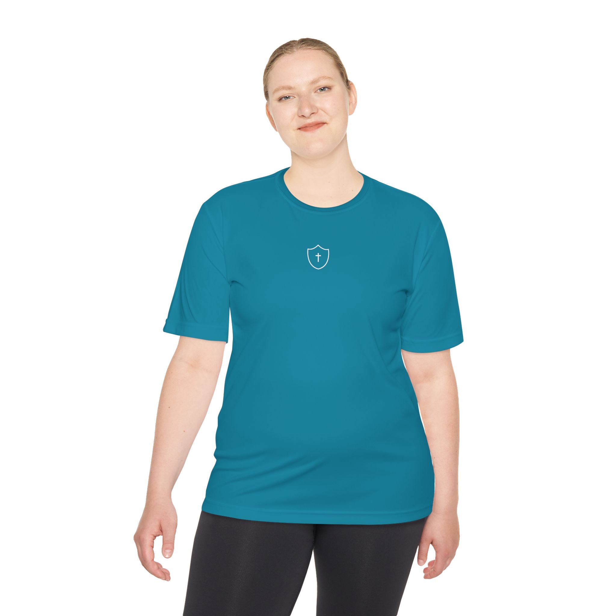 Moisture-Wicking Tee — Lightweight Faith Athletic Shirt