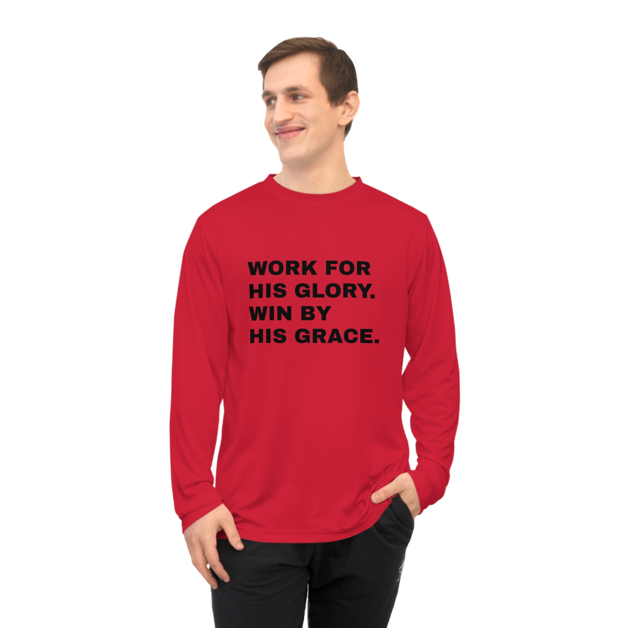 Work for His Glory Performance Long Sleeve