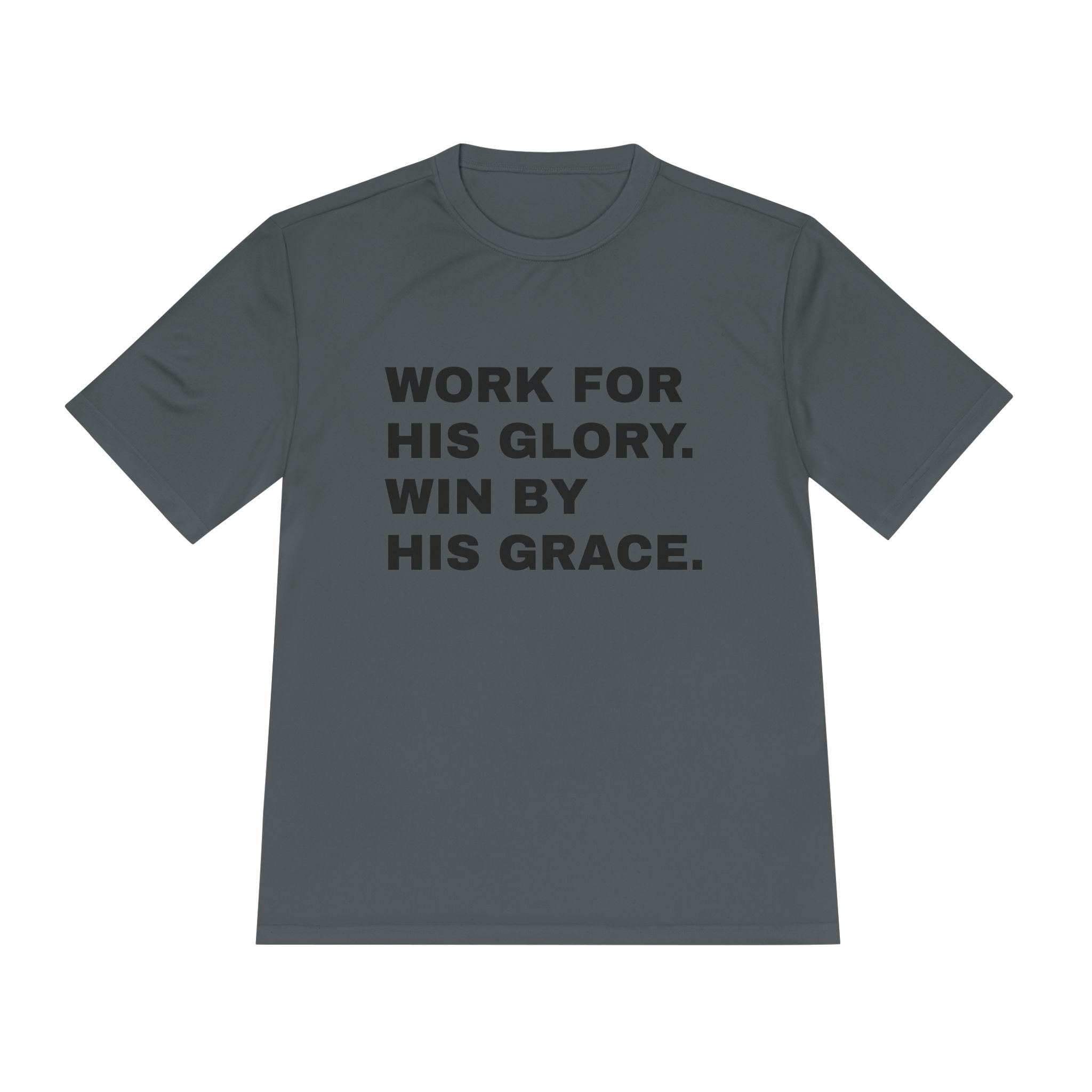 Work for His Glory Moisture-Wicking Athletic Shirt