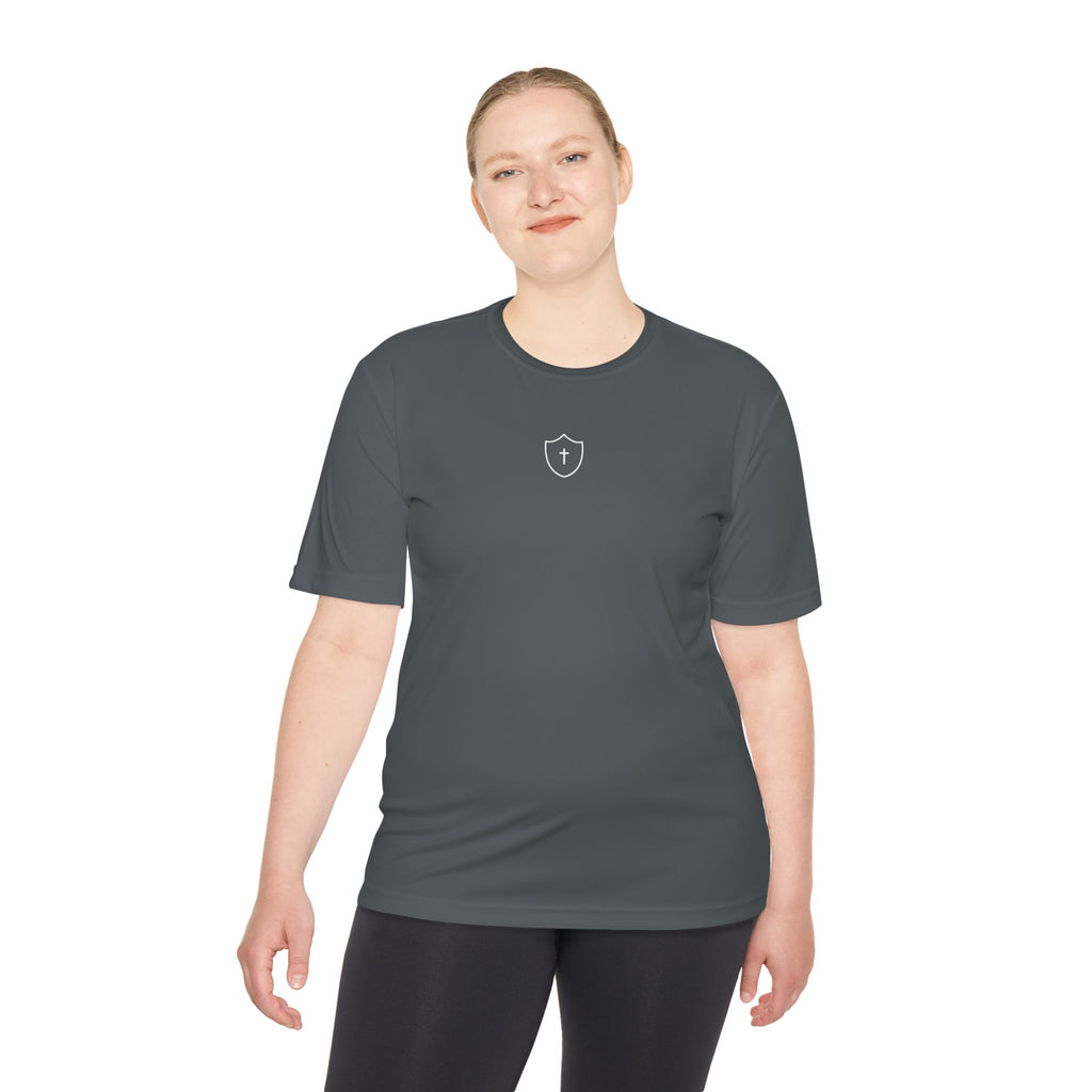 Moisture-Wicking Tee — Lightweight Faith Athletic Shirt