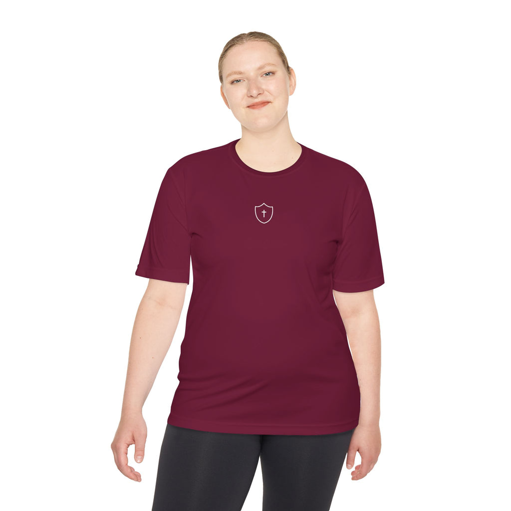 Moisture-Wicking Tee — Lightweight Faith Athletic Shirt