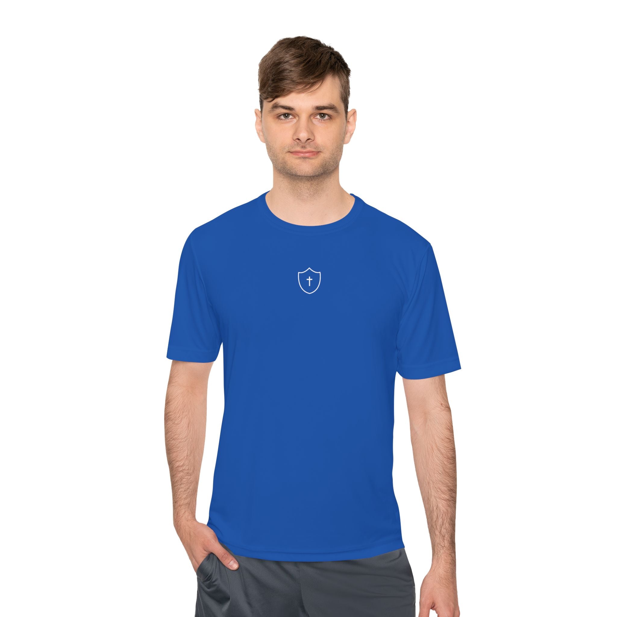 Moisture-Wicking Tee — Lightweight Faith Athletic Shirt