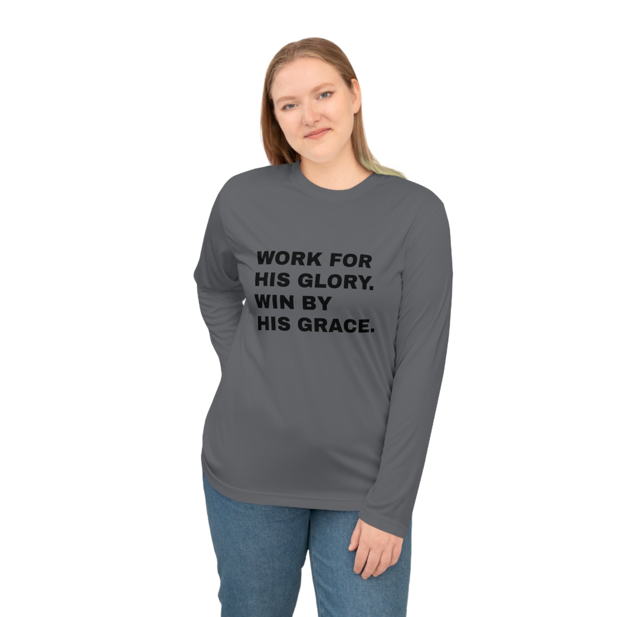 Work for His Glory Performance Long Sleeve