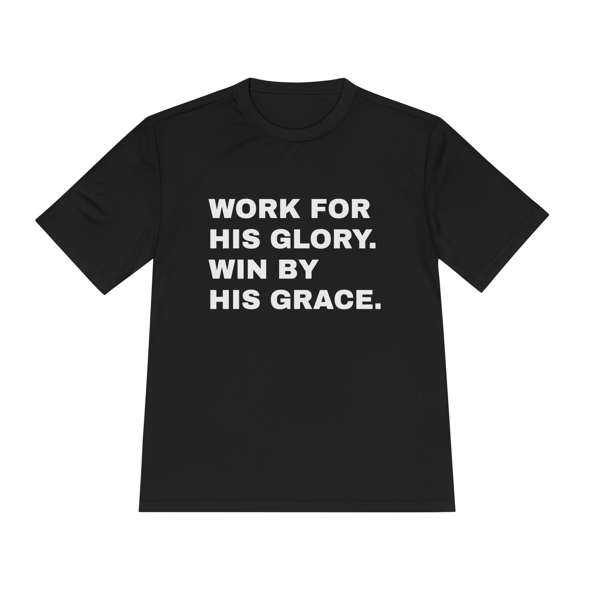 Work for His Glory Moisture-Wicking Athletic Shirt