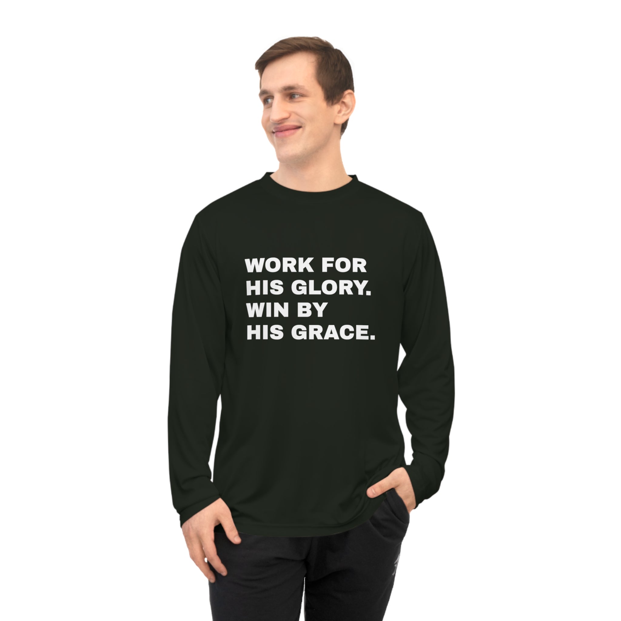 Work for His Glory Performance Long Sleeve
