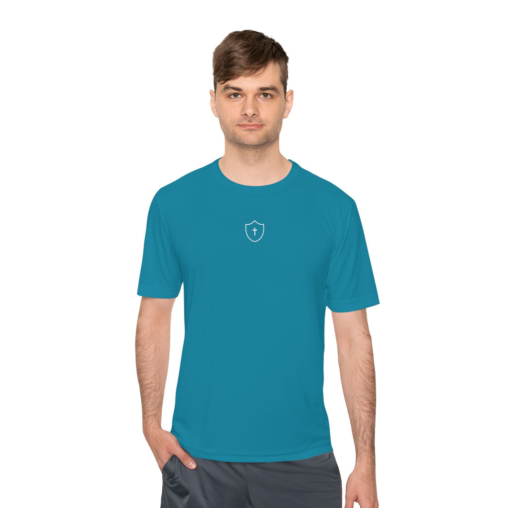 Moisture-Wicking Tee — Lightweight Faith Athletic Shirt