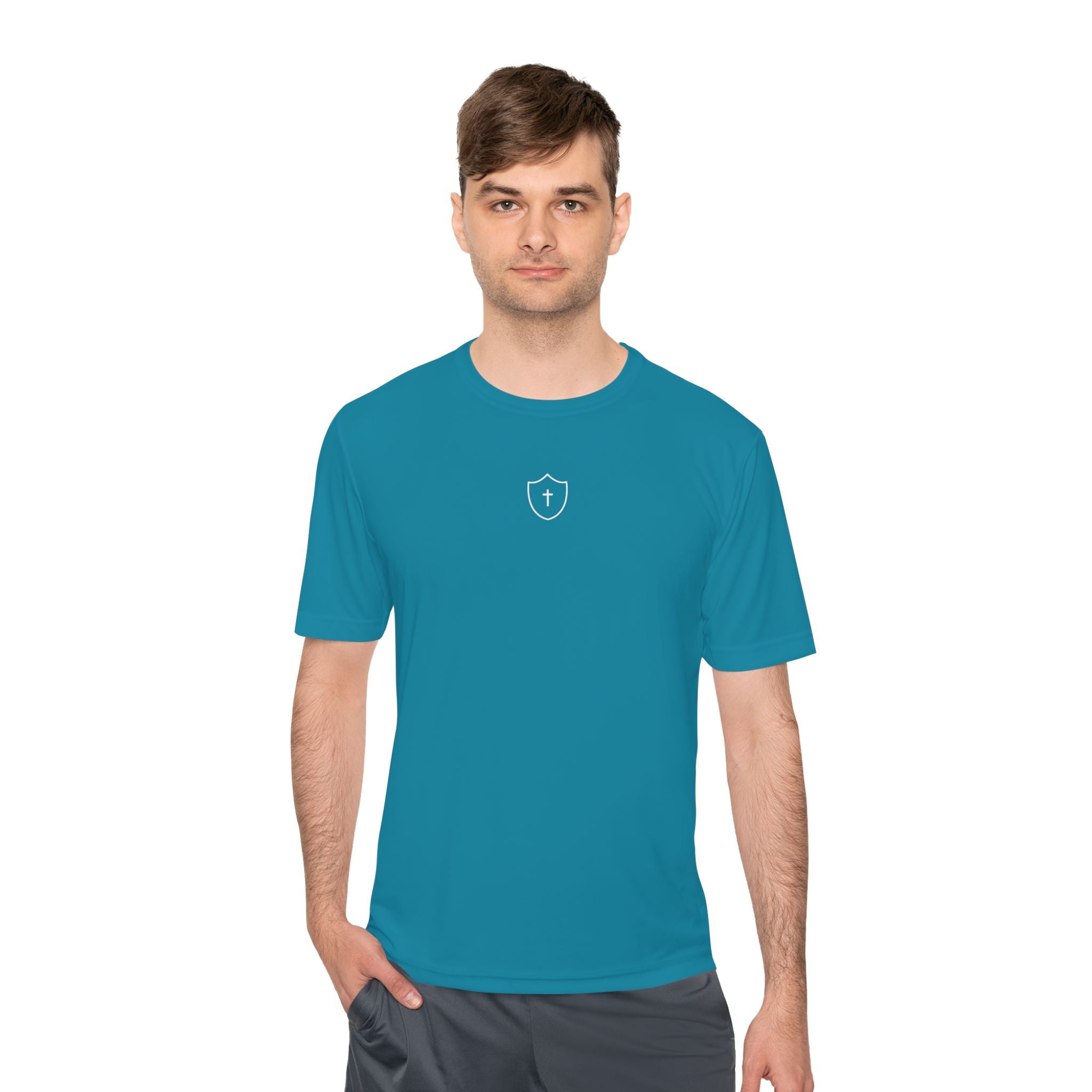 Moisture-Wicking Tee — Lightweight Faith Athletic Shirt