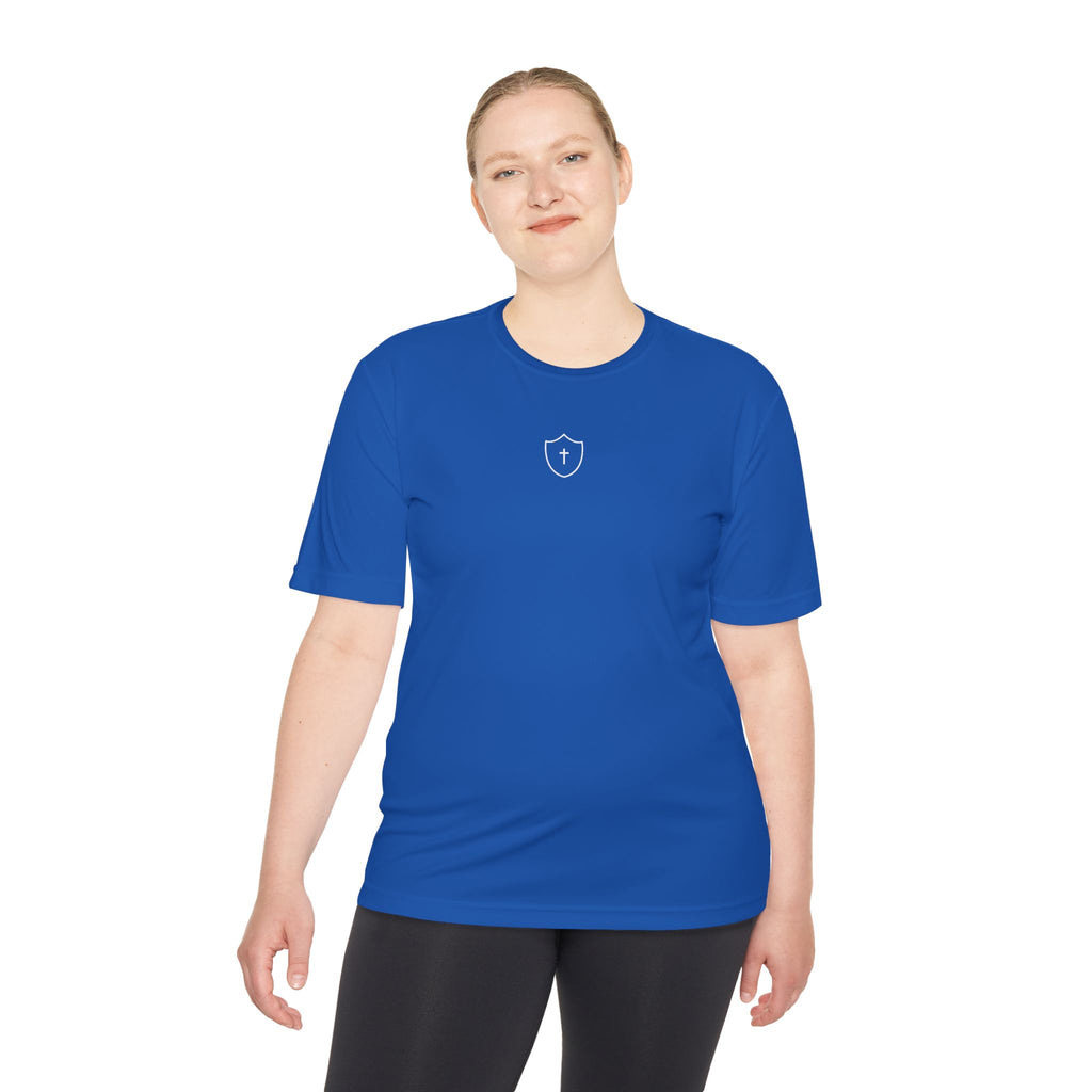Moisture-Wicking Tee — Lightweight Faith Athletic Shirt
