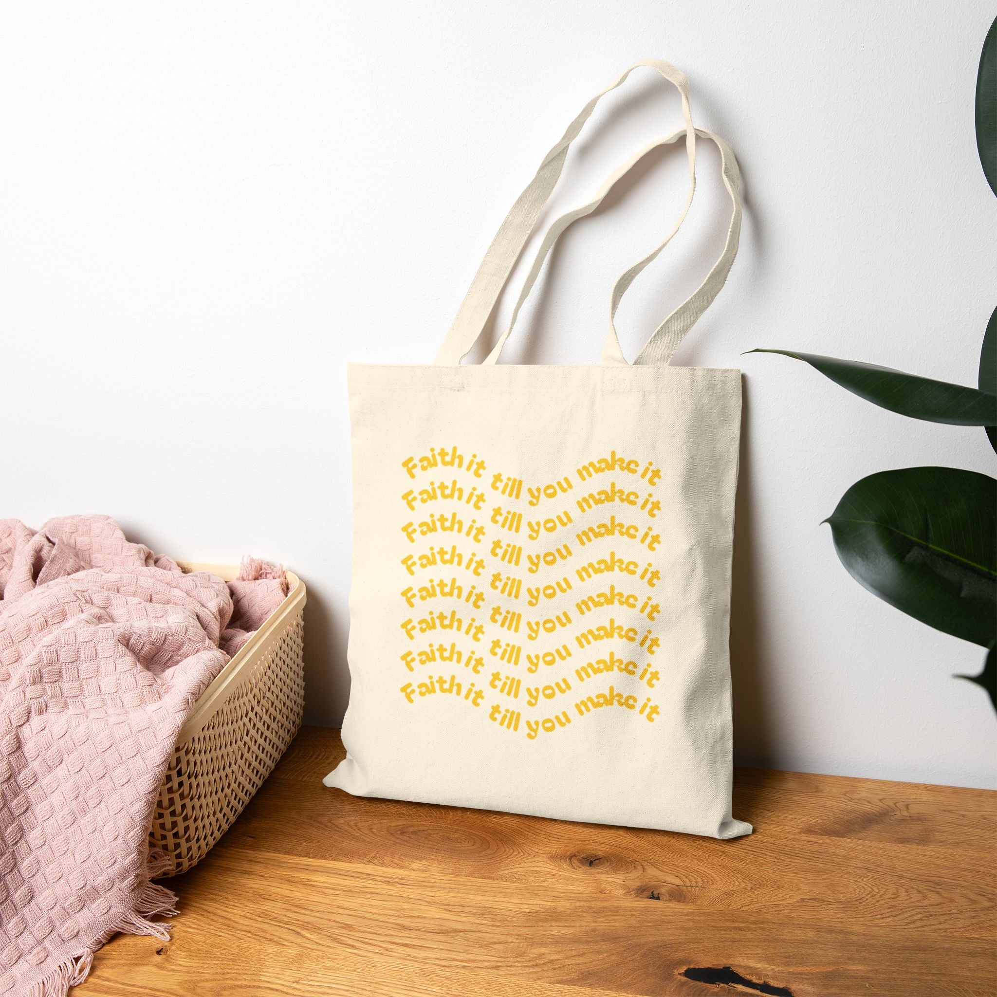 Faith it Tote Bag