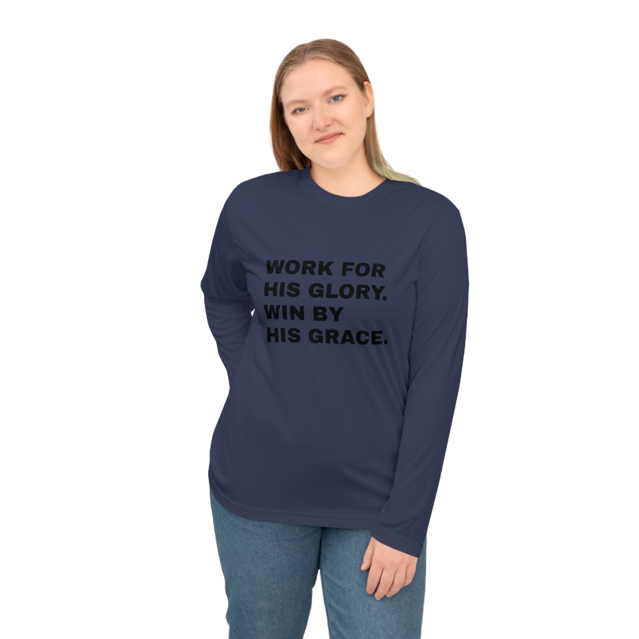 Work for His Glory Performance Long Sleeve