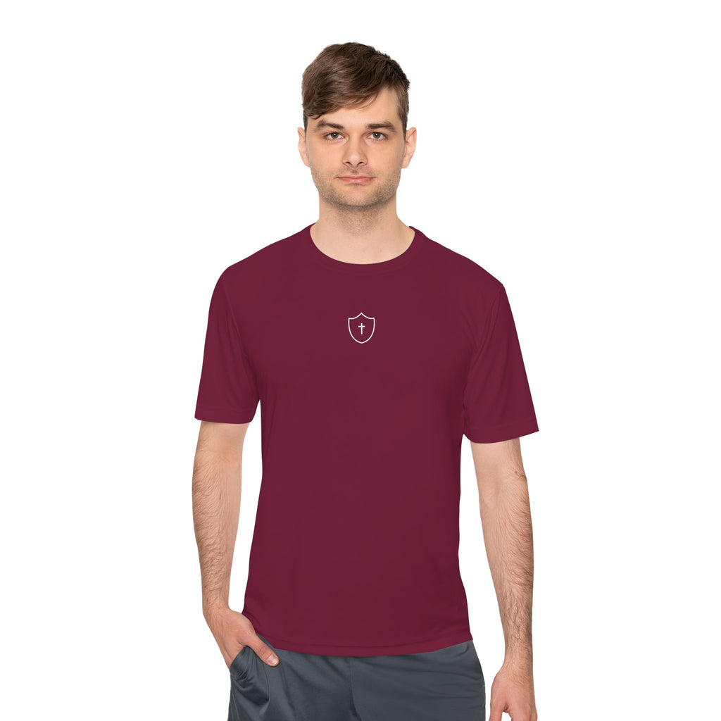 Moisture-Wicking Tee — Lightweight Faith Athletic Shirt